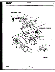 06 - Refrigerator Control Assembly, Damp parts for Frigidaire Refrigerator FRS22VSAW0 from AppliancePartsPros.com
