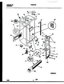 04 - Cabinet Parts parts for Frigidaire Refrigerator FRS22WNBD0 from AppliancePartsPros.com