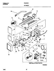 10 - Ice Maker parts for Frigidaire Refrigerator FRS22VSBD1 from AppliancePartsPros.com