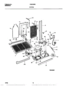 07 - System parts for Frigidaire Refrigerator FRS22WNCW3 from AppliancePartsPros.com