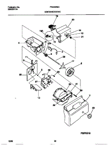 09 - Container / Drive parts for Frigidaire Refrigerator FRS22WNCW4 from AppliancePartsPros.com