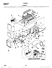 10 - Ice Maker parts for Frigidaire Refrigerator FRS22WNCW4 from AppliancePartsPros.com