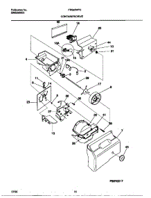 09 - Container / Drive parts for Frigidaire Refrigerator FRS22WPCW2 from AppliancePartsPros.com
