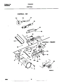 06 - Controls parts for Frigidaire Refrigerator FRS22XGCB2 from AppliancePartsPros.com