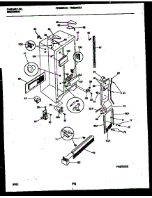04 - Cabinet Parts parts for Frigidaire Refrigerator FRS22XHAD0 from AppliancePartsPros.com