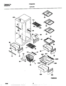 05 - Shelves parts for Frigidaire Refrigerator FRS22WRCD2 from AppliancePartsPros.com