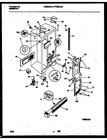04 - Cabinet Parts parts for Frigidaire Refrigerator FRS22XHAW1 from AppliancePartsPros.com