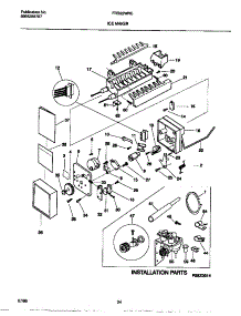 10 - Ice Maker parts for Frigidaire Refrigerator FRS22WRCW3 from AppliancePartsPros.com
