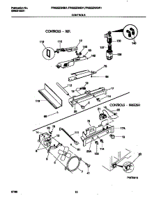 06 - Controls parts for Frigidaire Refrigerator FRS22ZGGB1 from AppliancePartsPros.com