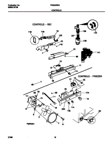 06 - Controls parts for Frigidaire Refrigerator FRS22ZRGD0 from AppliancePartsPros.com