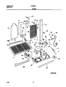07 - System parts for Frigidaire Refrigerator FRS22ZRFD3 from AppliancePartsPros.com