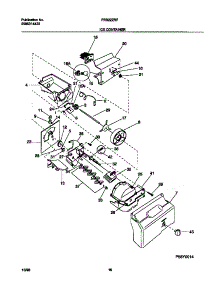 09 - Ice Container parts for Frigidaire Refrigerator FRS22ZRFD3 from AppliancePartsPros.com