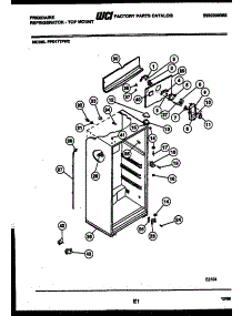 03 - Cabinet Parts parts for Frigidaire Refrigerator FPD17TFA2 from AppliancePartsPros.com