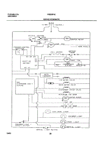 20 - Wiring Schematic parts for Frigidaire Refrigerator FRS23F4CQ0 from AppliancePartsPros.com