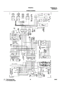 21 - Wiring Diagram parts for Frigidaire Refrigerator FRS23F4CQ0 from AppliancePartsPros.com