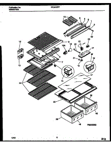 04 - Shelves And Supports parts for Frigidaire Refrigerator FPDA18TPL2 from AppliancePartsPros.com