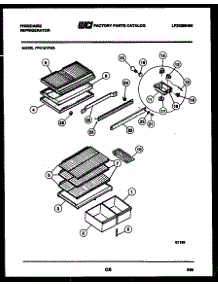 04 - Shelves And Supports parts for Frigidaire Refrigerator FPD18TFH2 from AppliancePartsPros.com