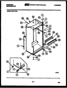 03 - Cabinet Parts parts for Frigidaire Refrigerator FPE17TFH0 from AppliancePartsPros.com