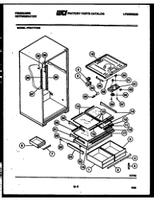 04 - Shelves And Supports parts for Frigidaire Refrigerator FPE17TFA0 from AppliancePartsPros.com