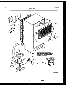 08 - System And Automatic Defrost Parts parts for Frigidaire Refrigerator FPE19TRL0 from AppliancePartsPros.com