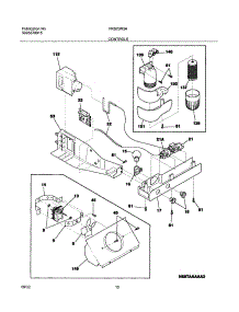11 - Controls parts for Frigidaire Refrigerator FRS23R3AW0 from AppliancePartsPros.com