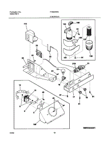 11 - Controls parts for Frigidaire Refrigerator FRS23R4AW7 from AppliancePartsPros.com