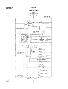 20 - Wiring Schematic parts for Frigidaire Refrigerator FRS23R3AW1 from AppliancePartsPros.com