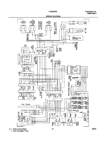 21 - Wiring Diagram parts for Frigidaire Refrigerator FRS23R3AW1 from AppliancePartsPros.com