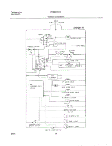 20 - Wiring Schematic parts for Frigidaire Refrigerator FRS23W3AQ1 from AppliancePartsPros.com