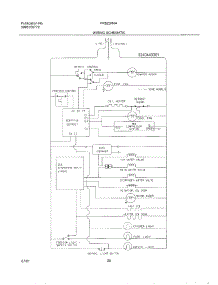 20 - Wiring Schematic parts for Frigidaire Refrigerator FRS23R4AW2 from AppliancePartsPros.com