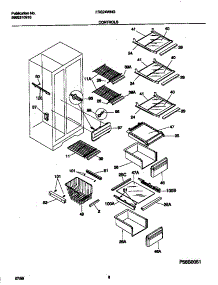 05 - Controls parts for Frigidaire Refrigerator FRS24WNGW0 from AppliancePartsPros.com
