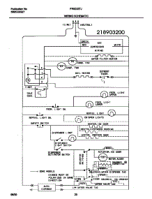 11 - Wiring Diagram parts for Frigidaire Refrigerator FRS23ZTJB0 from AppliancePartsPros.com