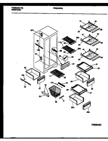 05 - Shelves And Supports parts for Frigidaire Refrigerator FRS24WRAW3 from AppliancePartsPros.com