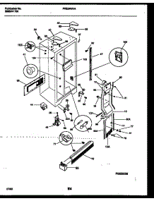 04 - Cabinet Parts parts for Frigidaire Refrigerator FRS24WHAD0 from AppliancePartsPros.com