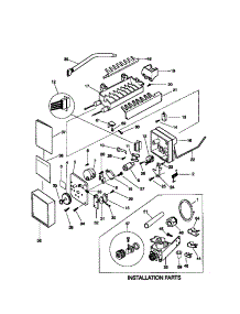 10 - Ice Maker parts for Frigidaire Refrigerator FRS22WRCW1 from AppliancePartsPros.com