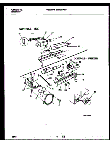 06 - Refrigerator Control Assembly, Damp parts for Frigidaire Refrigerator FRS22WPBW0 from AppliancePartsPros.com