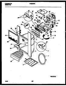 08 - Ice Door, Dispenser And Water Tanks parts for Frigidaire Refrigerator FRS22WNAW0 from AppliancePartsPros.com