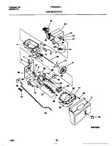 09 - Container / Drive parts for Frigidaire Refrigerator FRS22ZGEB1 from AppliancePartsPros.com