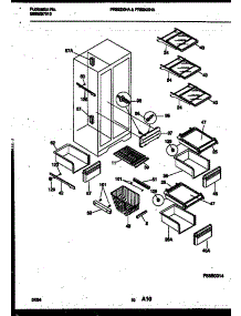 06 - Shelves And Supports parts for Frigidaire Refrigerator FRS22XHAB1 from AppliancePartsPros.com