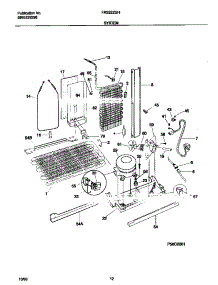 07 - System parts for Frigidaire Refrigerator FRS22ZGHD3 from AppliancePartsPros.com
