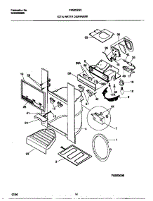 08 - Ice & Water Dispenser parts for Frigidaire Refrigerator FRS22ZGEB0 from AppliancePartsPros.com