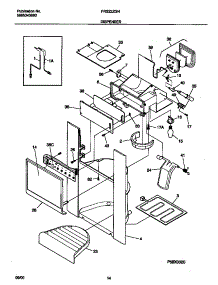 08 - Dispenser parts for Frigidaire Refrigerator FRS22ZGHD5 from AppliancePartsPros.com