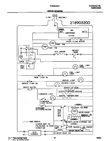 12 - Wiring Diagram parts for Frigidaire Refrigerator FRS22ZGHD5 from AppliancePartsPros.com