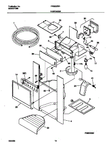08 - Ice And Water Disp parts for Frigidaire Refrigerator FRS22ZGHW4 from AppliancePartsPros.com
