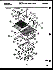 04 - Shelves And Supports parts for Frigidaire Refrigerator FPZ19TFL0 from AppliancePartsPros.com