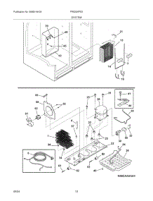 13 - System parts for Frigidaire Refrigerator FRS23KF5DB2 from AppliancePartsPros.com
