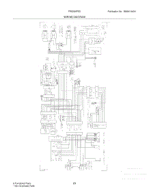 23 - Wiring Diagram parts for Frigidaire Refrigerator FRS23KF5DB2 from AppliancePartsPros.com