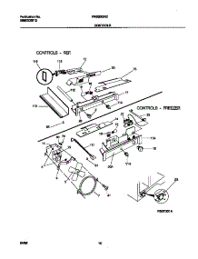 06 - Controls parts for Frigidaire Refrigerator FRS20QRCD4 from AppliancePartsPros.com