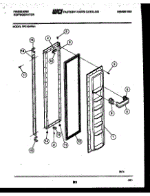 03 - Freezer Door Parts parts for Frigidaire Refrigerator FPZ19VFH1 from AppliancePartsPros.com