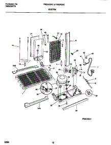 07 - System parts for Frigidaire Refrigerator FRS20QRCW0 from AppliancePartsPros.com